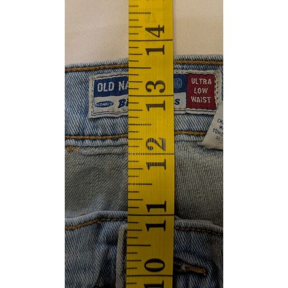 Old Navy Ultra Low Waist Stretch Capri Cuff Blue Jeans Women's Plus Size 20 - Picture 6 of 6